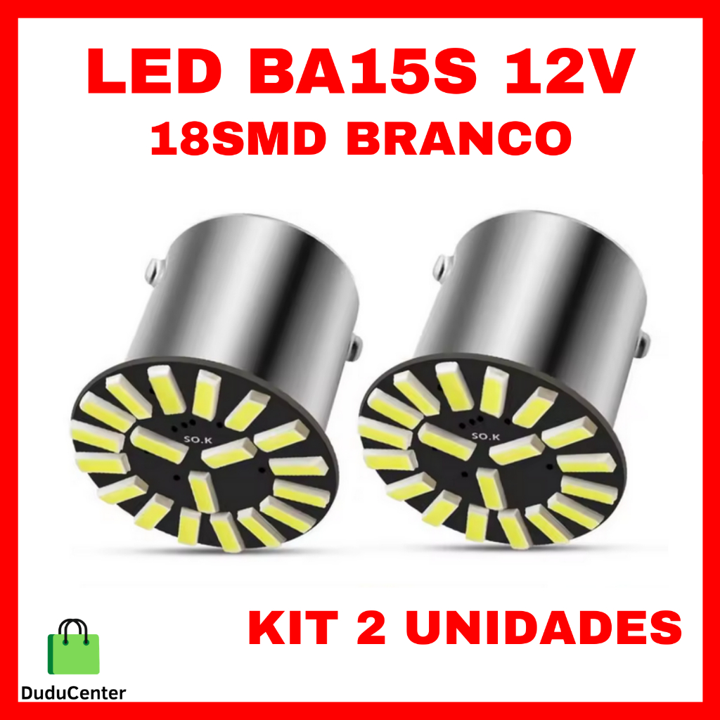 carro led cauda lâmpada p21w p21/5w ba15s sinais de volta luz 12v 6000k 21 smd carro reverso freio esta