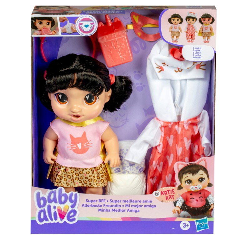 Boneca Baby Alive Minha Melhor Amiga Katie Kat - Hasbro F9851