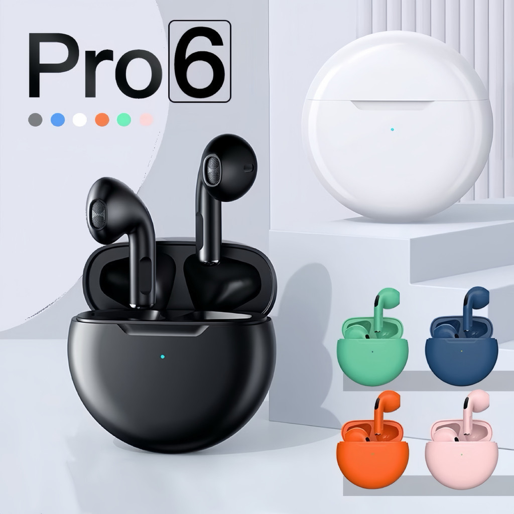Fone De Ouvido Air Pro 6 Sem Fio Bluetooth 5.0 Tws