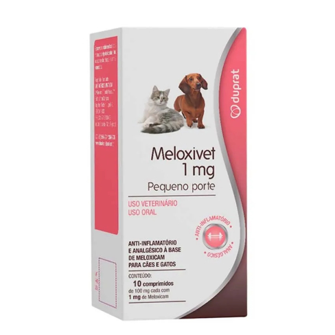 MELOXIVET 1 MG PEQUENO PORTE 10 COMP - USO VET DUPRAT