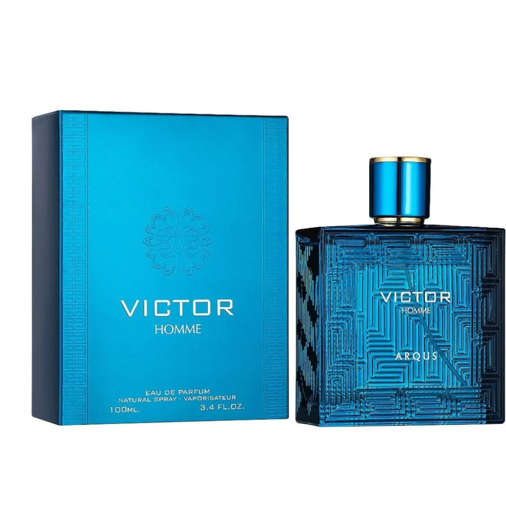 Perfume Árabe Arqus Victor Homme EDP 100ml Masculino – Perfeito para Quem Gosta de Deixar Rastro