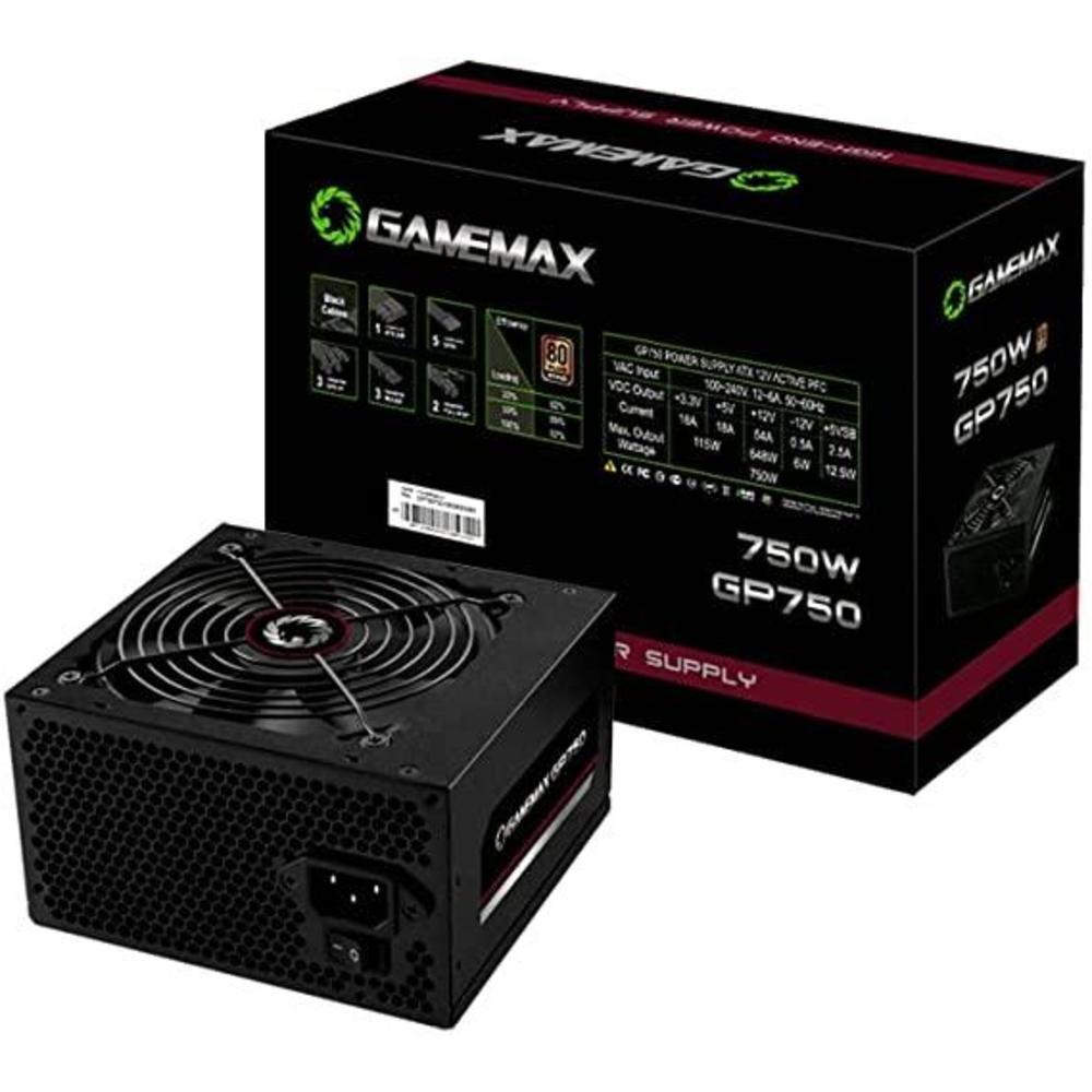 Fonte Gamer Gamemax GP750 750W Box 80 Plus Bronze c/ PFC