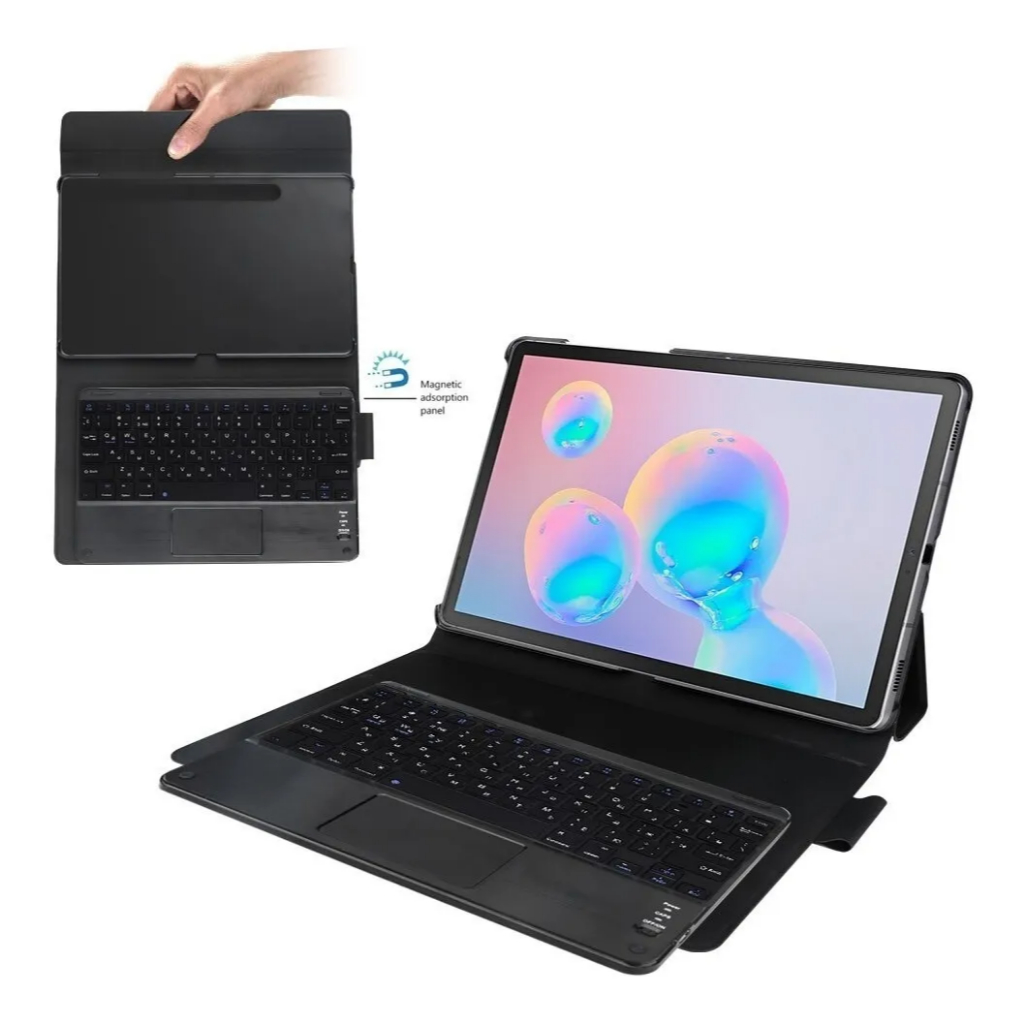 Capa com Teclado Samsung Galaxy Tab S6 Lite Bluetooth Case Tablet