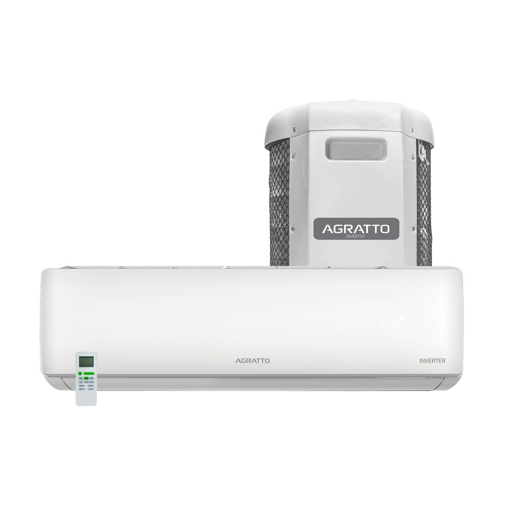 Ar Condicionado 9000 Btus Split Hi Wall Inverter Agratto Quente e Frio Zen Top 220v