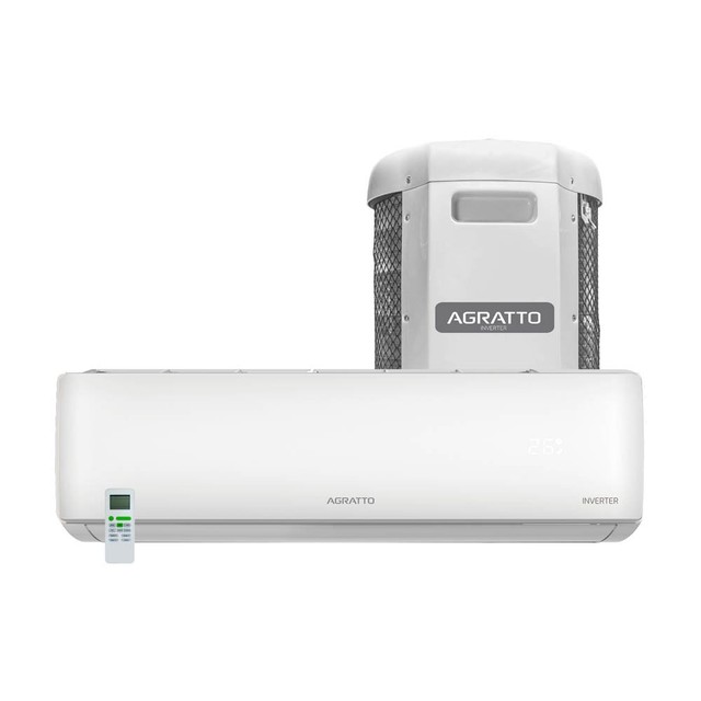 Ar Condicionado 9000 Btus Split Hi Wall Inverter Agratto Quente e Frio Zen Top 220v