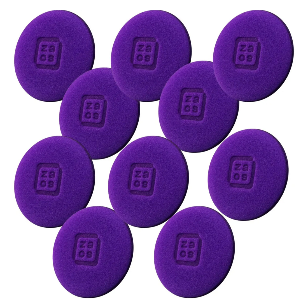 Aplicador Espuma Zacs Cera Polimento Estética Automotiva Kit 10 em Oferta na Shopee