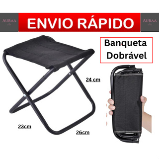 Banqueta Banco Banquinho Cadeira Dobrável Para Camping Piquenique Praia E Pesca Ao Ar Livre Portátil 120KGk em Oferta na Shopee