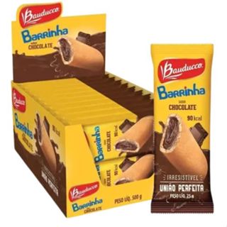 Barrinha Chocolate Biscoito Bauducco C/20 Unidades 25g com Sabor Rico e Delicioso em Oferta na Shopee