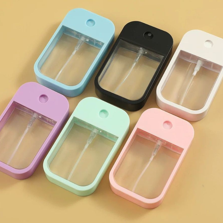 Mini Recarregável Fragrância Desinfetante de Mão Frasco De Álcool Bomba Spray Cosmético Vazio