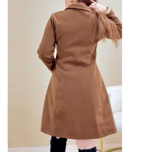 Casaco Sobretudo Longo PLUS SIZE Femenino La Batida inverno chiqui