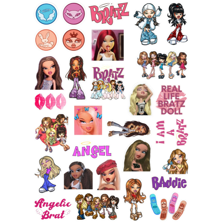 Adesivos Stickers Bonecas Bratz