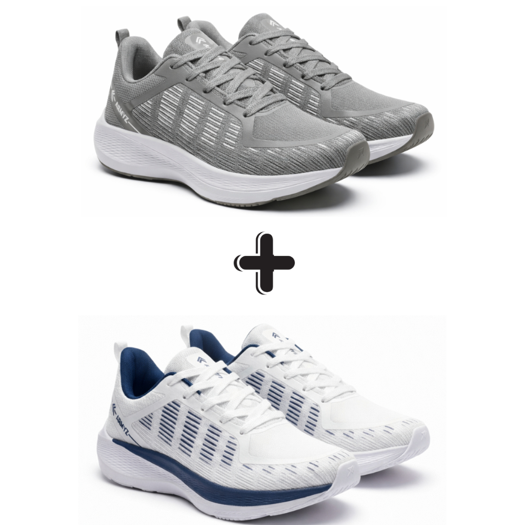 Kit 2 Pares Tenis Masculino Feminino Academia Caminhada Corrida Confortavel Leve Macio Resistente