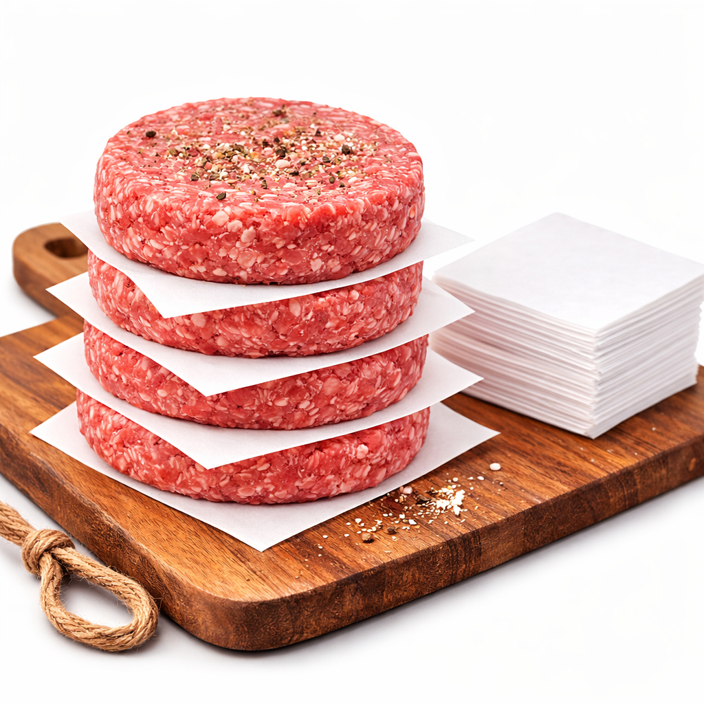 Separador de Hambúrguer 15x15 Plástico Alimentício Resistente Não Gruda 800 Folhas 1kg em Oferta na Shopee