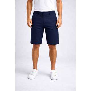 Bermuda Masculina Sarja Acetinada Premium Slim Com Elastano