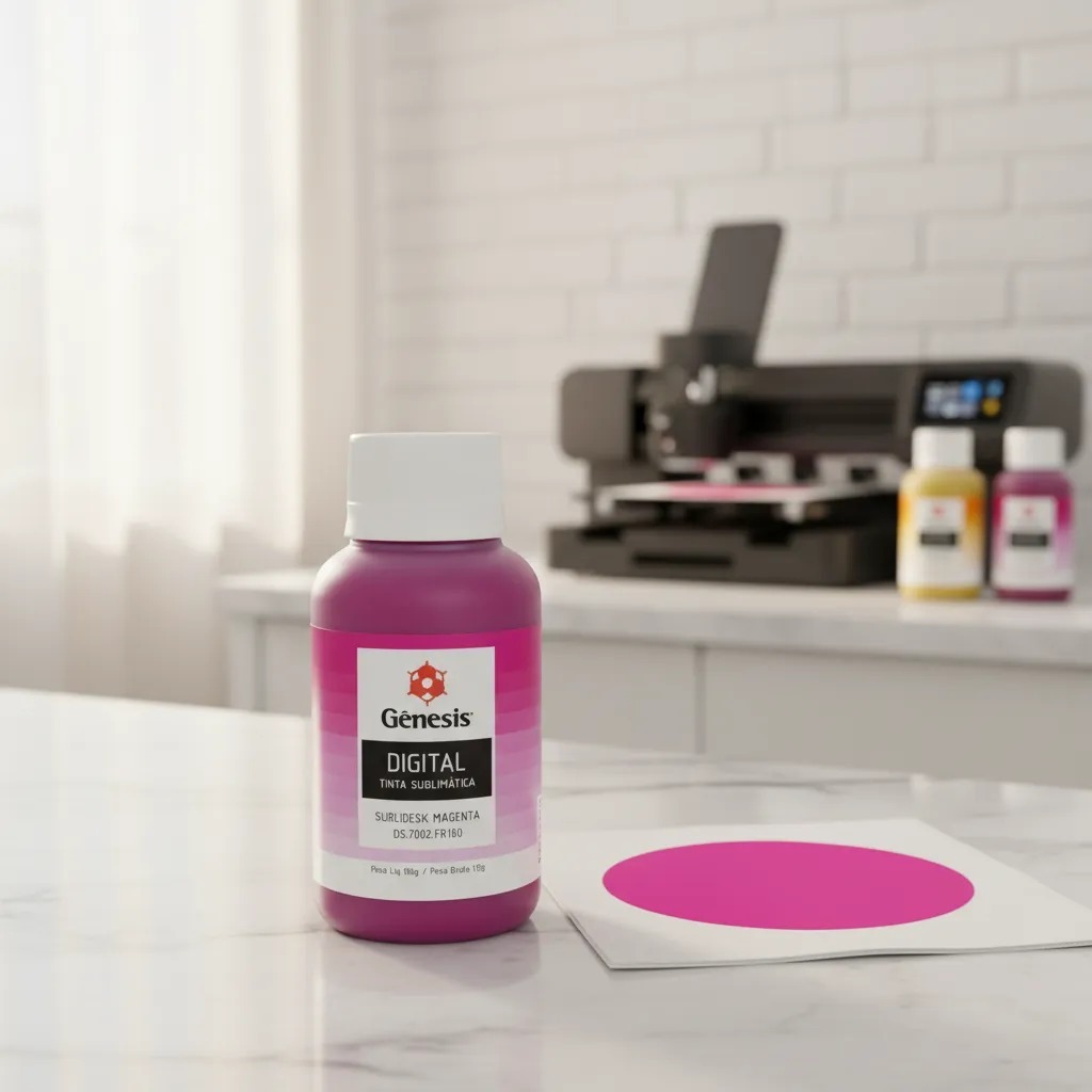 1 Tinta Magenta Vermelha Sublimática 100ml Genesis Original !!! - ENVIO IMEDIATO