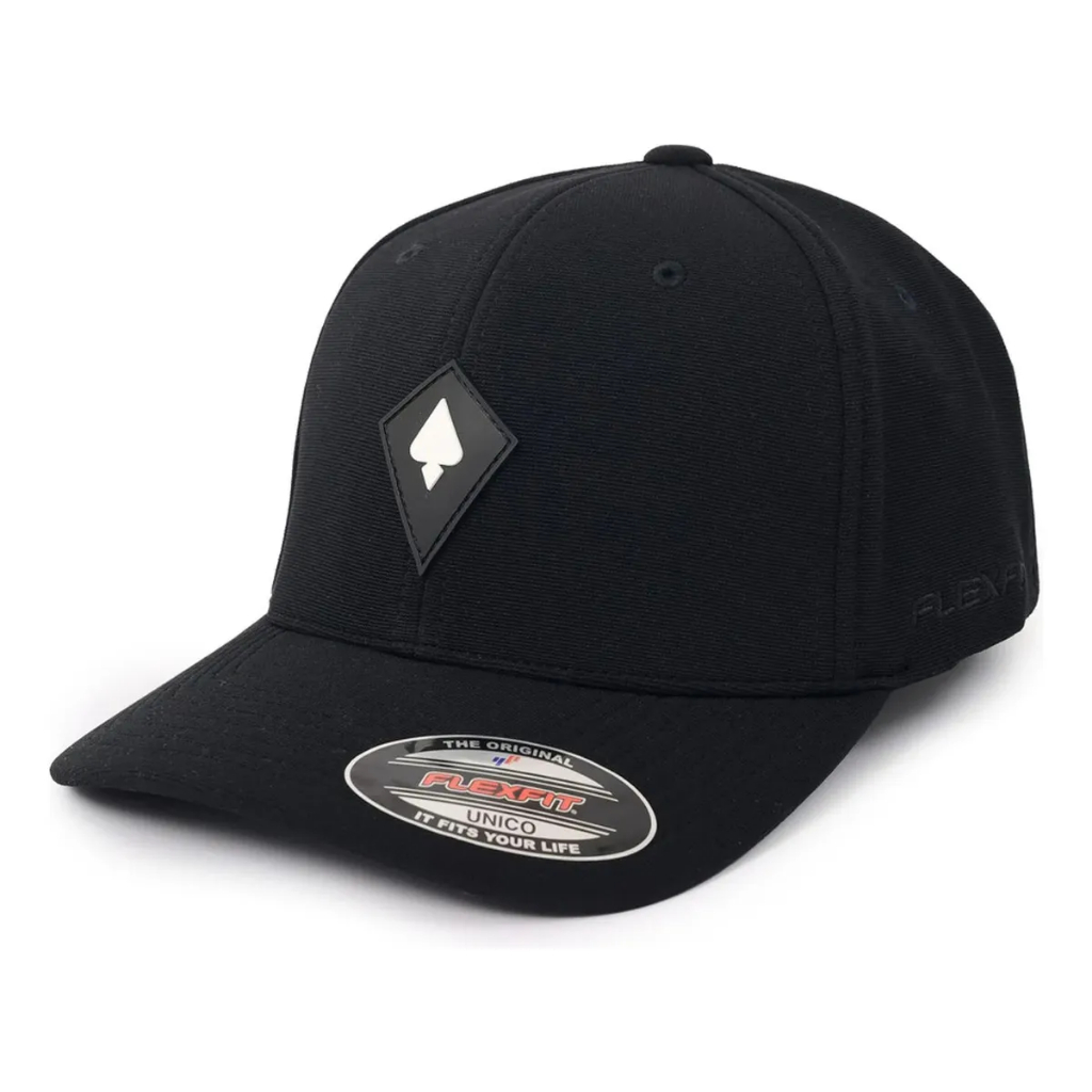Boné Aba Curva Masculino Preto MCD Flexfit Pipa 3D Logo