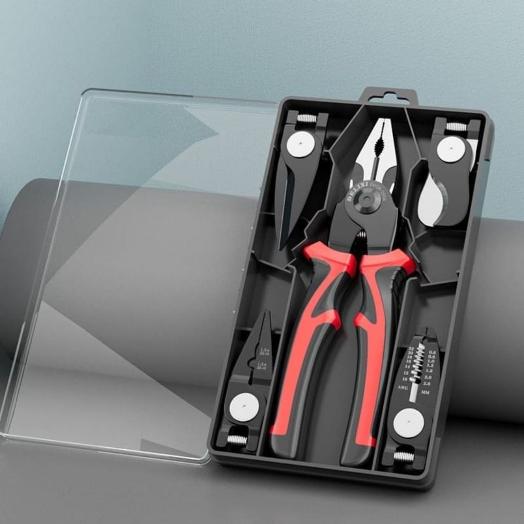 KIT De Alicate Universal 5 Em 1 Multifuncional.XHL_ELETRONICOS