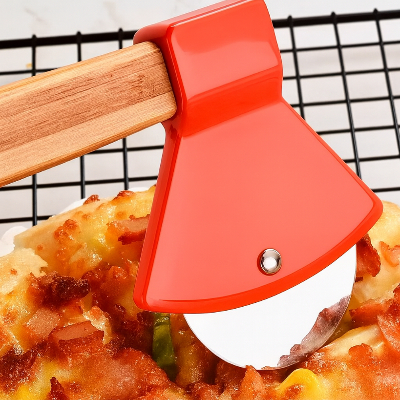 Cortador Pizza Machadinha de Massa Fatiador Carretilha 20x5 altura