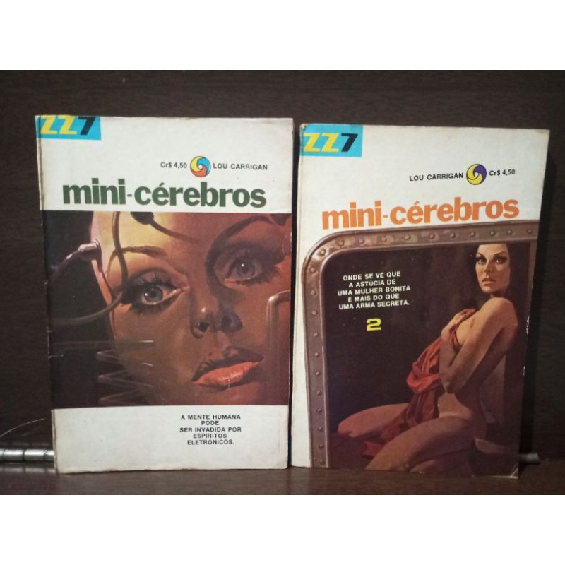 Livros Mini-Cérebros Volumes 1 e 2 - Lou Carrigan