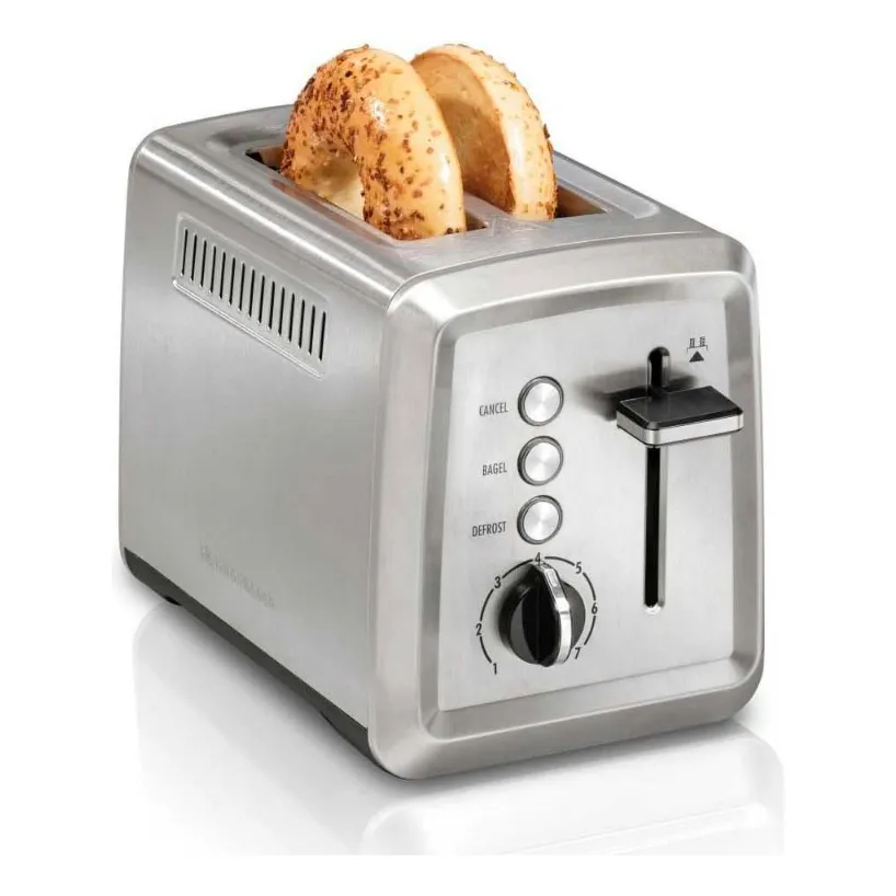 Torradeira Inox Elite Elétrica 230ºc 850w 7 Níveis De Torra 2 Fatias Grossas Bandeja Migalhas Removível - Hamilton Beach em Oferta na Shopee