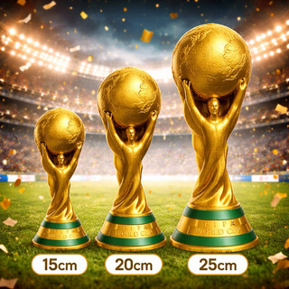 Réplica Taça Copa do Mundo FIFA 15-20-25cm – Impressão 3D • Decoração Futebol • Presente Criativo