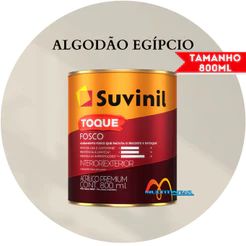 Tinta Acrílica 800ml Cor Algodão Egípcio Toque Fosco Suvinil