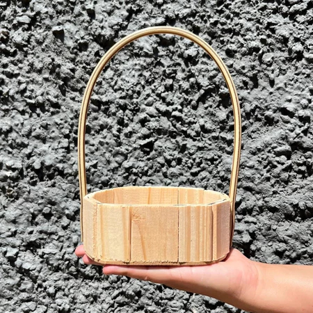 Kit 10 Cestas Oval Madeira Pinus 13cm Artesanal para Presente Lembrancinha Decoração em Oferta na Shopee