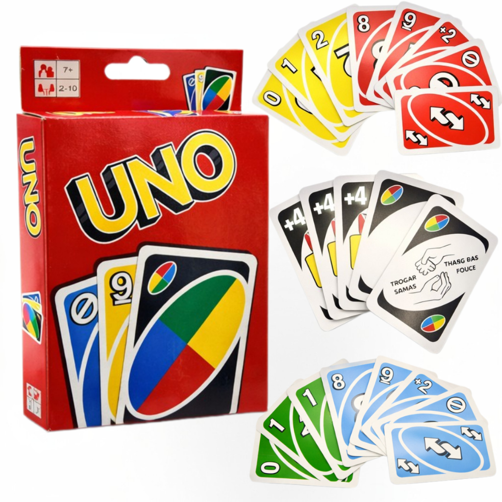 UNO Edição Classica - Jogo de Cartas  108 Cartas Baralho de Alta Qualidade Com Cartas Especiais em Oferta na Shopee