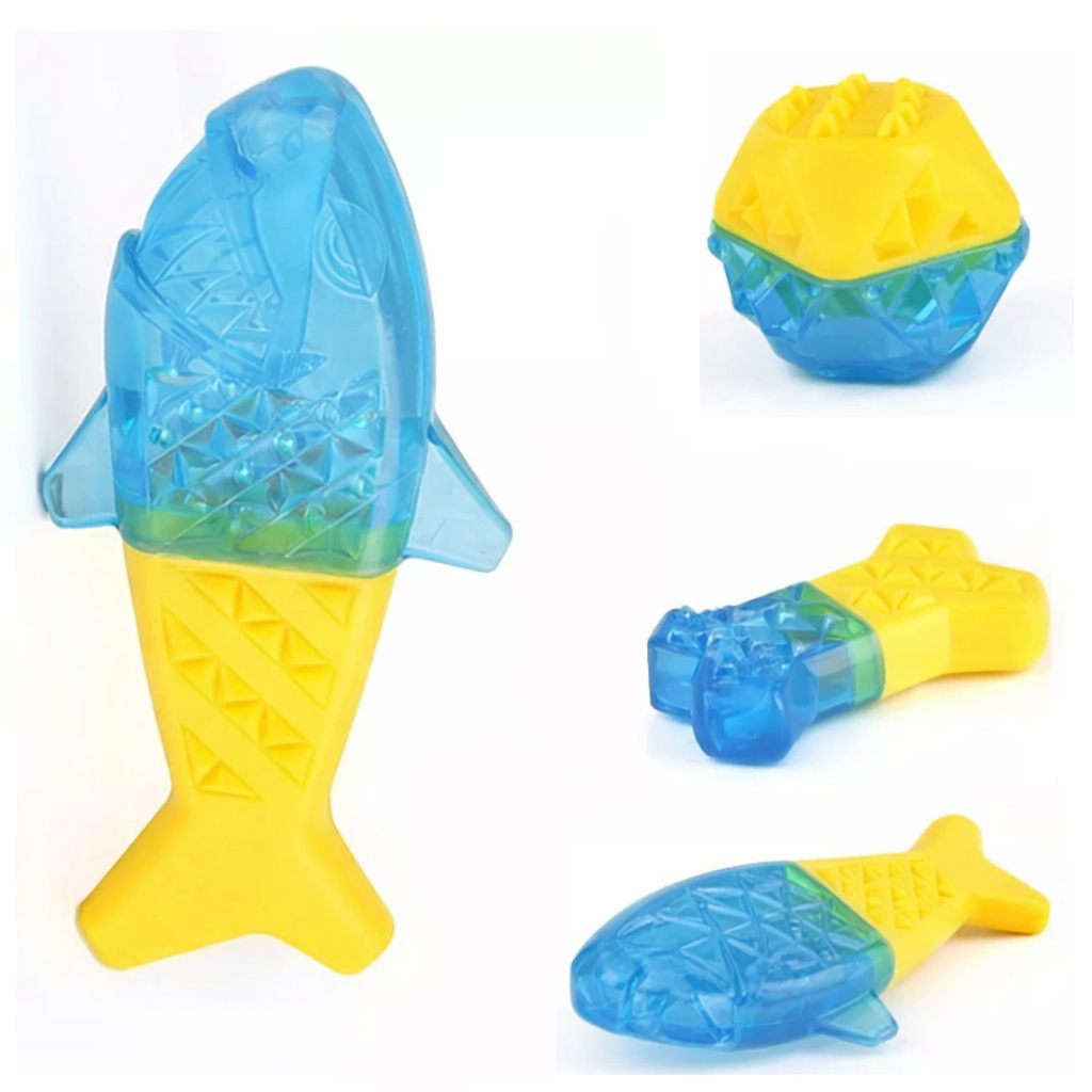 Mordedor Brinquedo Pet Cães Cachorro Borracha Gelada Refrescante