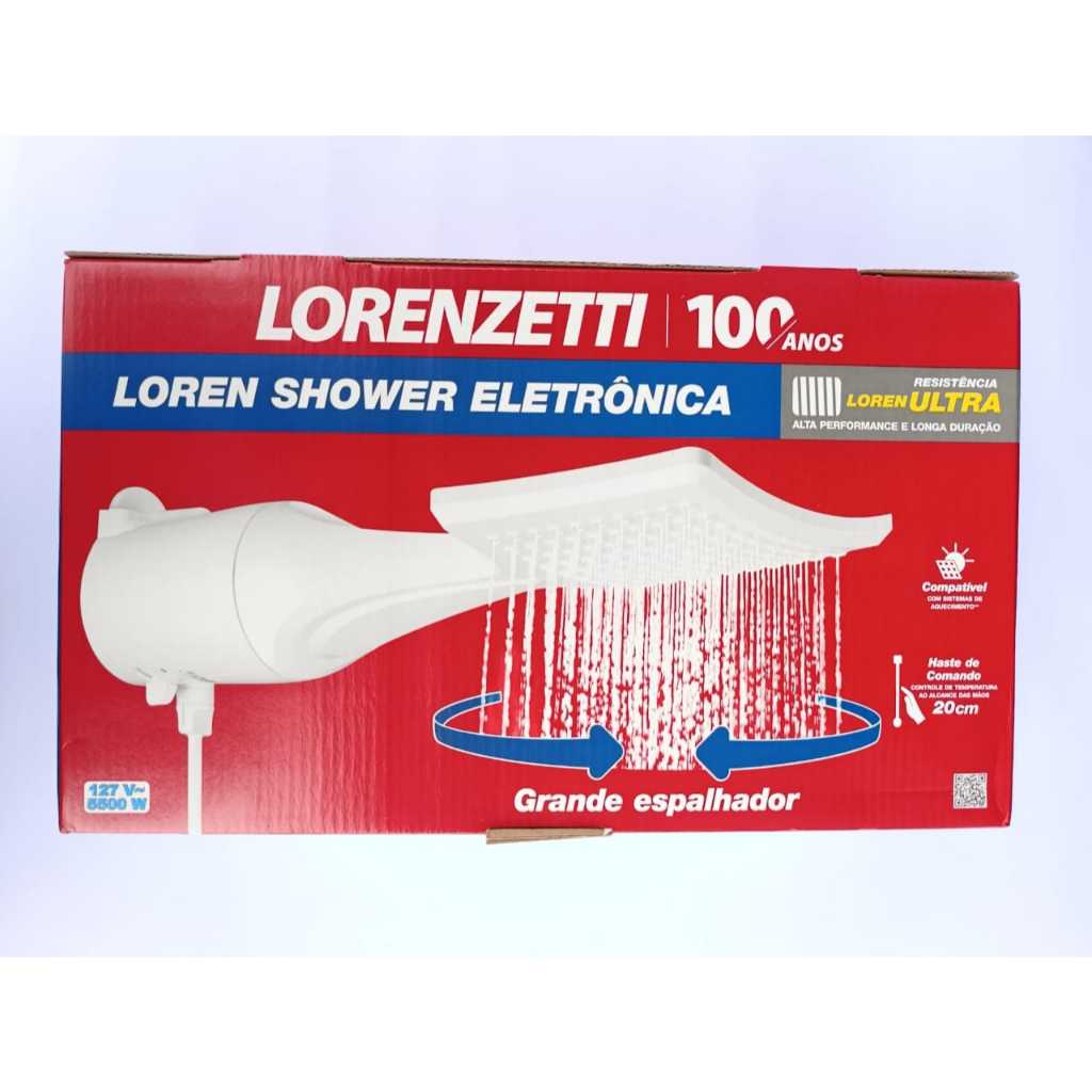 Chuveiro Lorenzetti Loren Shower Eletrônica 110V 5500W / 220V 6800W Loren ULTRA