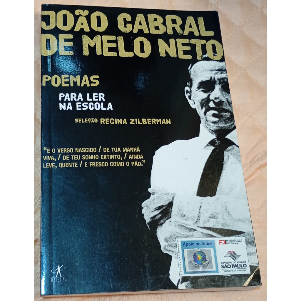 Livro - João Cabral de Melo Neto - Poemas para ler na escola