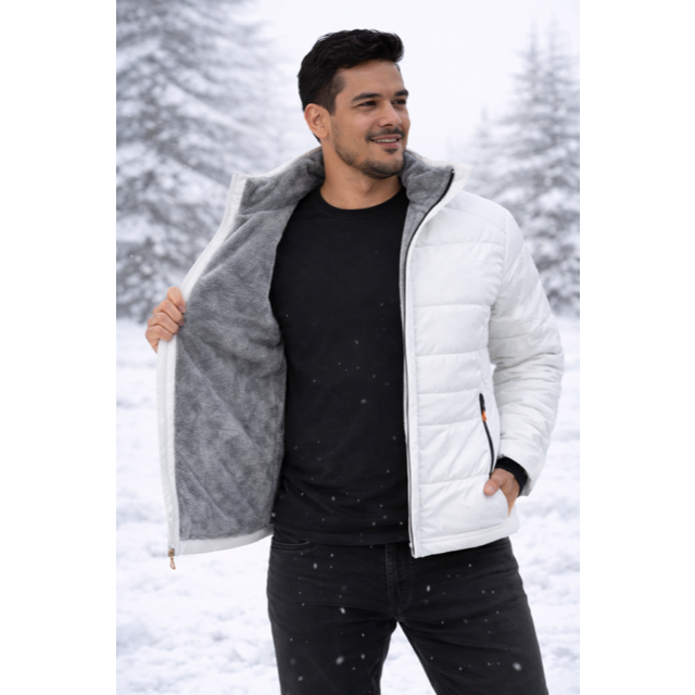 Casaco Neve Flanelado Impermeável Alpin North Jeans jaqueta forrada peluciada PARKA ISKI SNOW DECATN