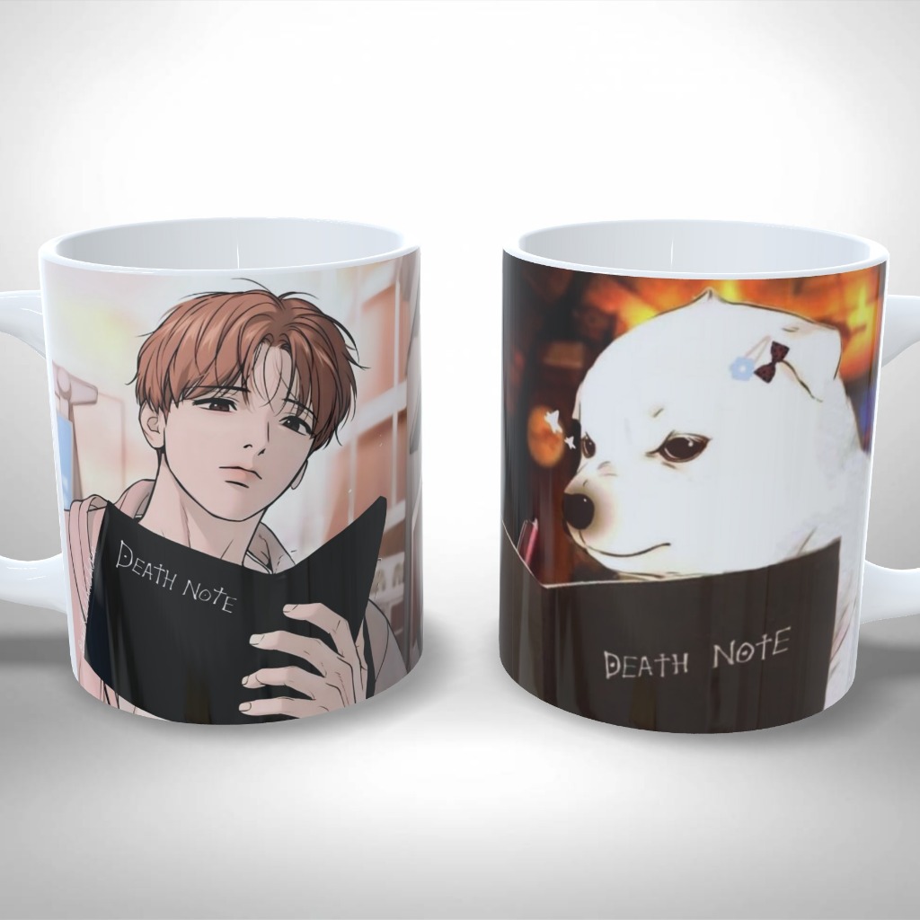 Caneca Personalizada Jinx Ghosts Nocturne BL YAOI Death Note - Presente Único e Criativo