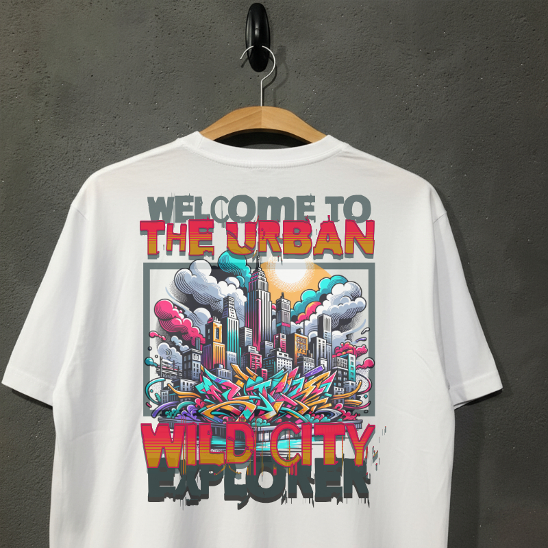 Camiseta Oversized Assalt Streetwear Estampada Moda Urbana Estilo Rua Camisa Larga Manga Curta Jovem
