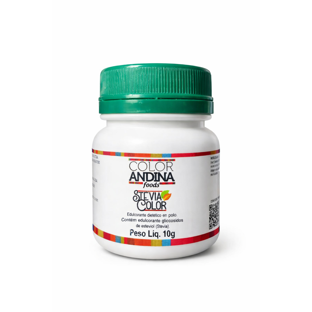 Adoçante Stévia 10g Color Andina | F'órmula Antiga