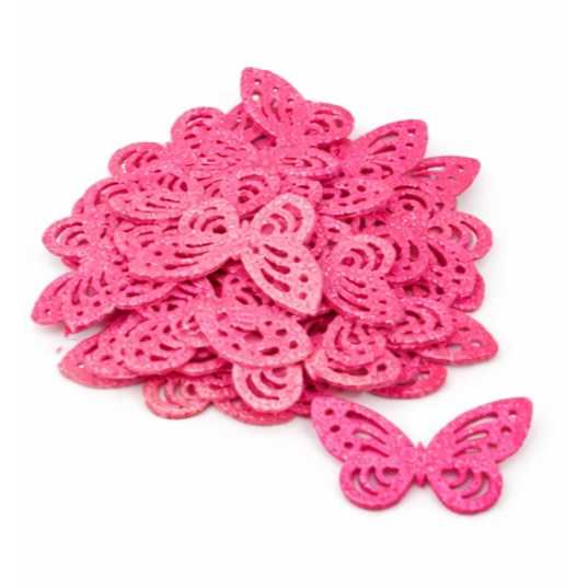50 Borboletas Decoração EVA Glitter 4,5x3 cm Aplique Decorativo Sem Cola Artesanato Scrapbook Festa em Oferta na Shopee