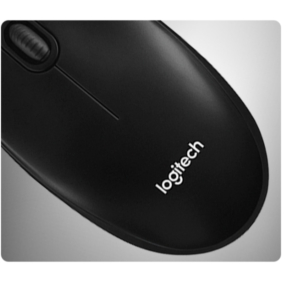 Mouse Logitech M90, 1000DPI, 3 Botoes, Preto, 910-007599