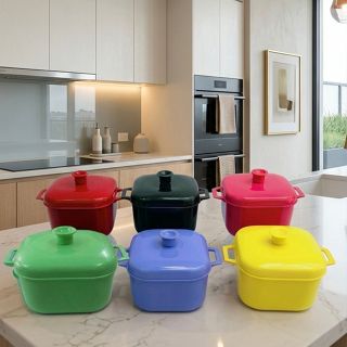 KIT COM 6 PANELAS DE MICROONDAS CAÇAROLA 1,5 LITROS/ POTES DE PLASTICO/ POTE MULTIUSO. em Oferta na Shopee