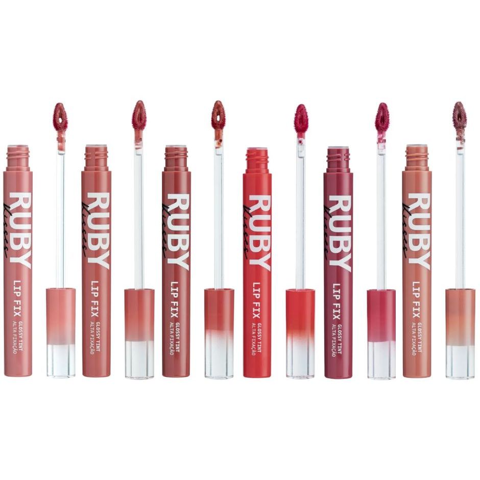 Lip Fix Glossy Tint RK Gloss de Alta Fixação Ruby Kisses