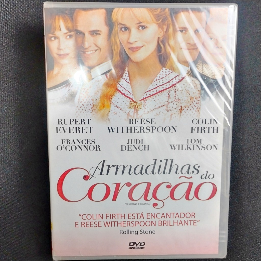 DVD - Armadilhas do Coração (The Importance of Being Earnest, 2002) LACRADO