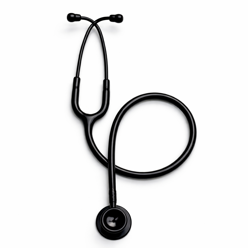 Estetoscópio Duplo Adulto Black Edition Efficace Profissional com Garantia Bic