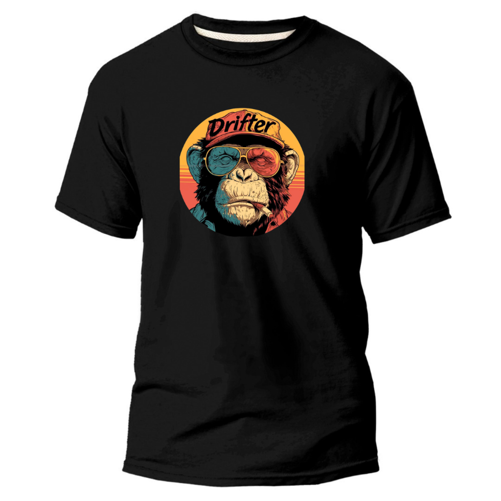 Camiseta algodão dryfter nomade viagem aventura motorhome camping