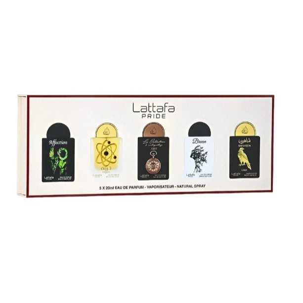 Conjunto Lattafa Pride/ Nº1-2-3-4-5 Edp - Unissex 5 Peça 5 Unidades 20 ML cada