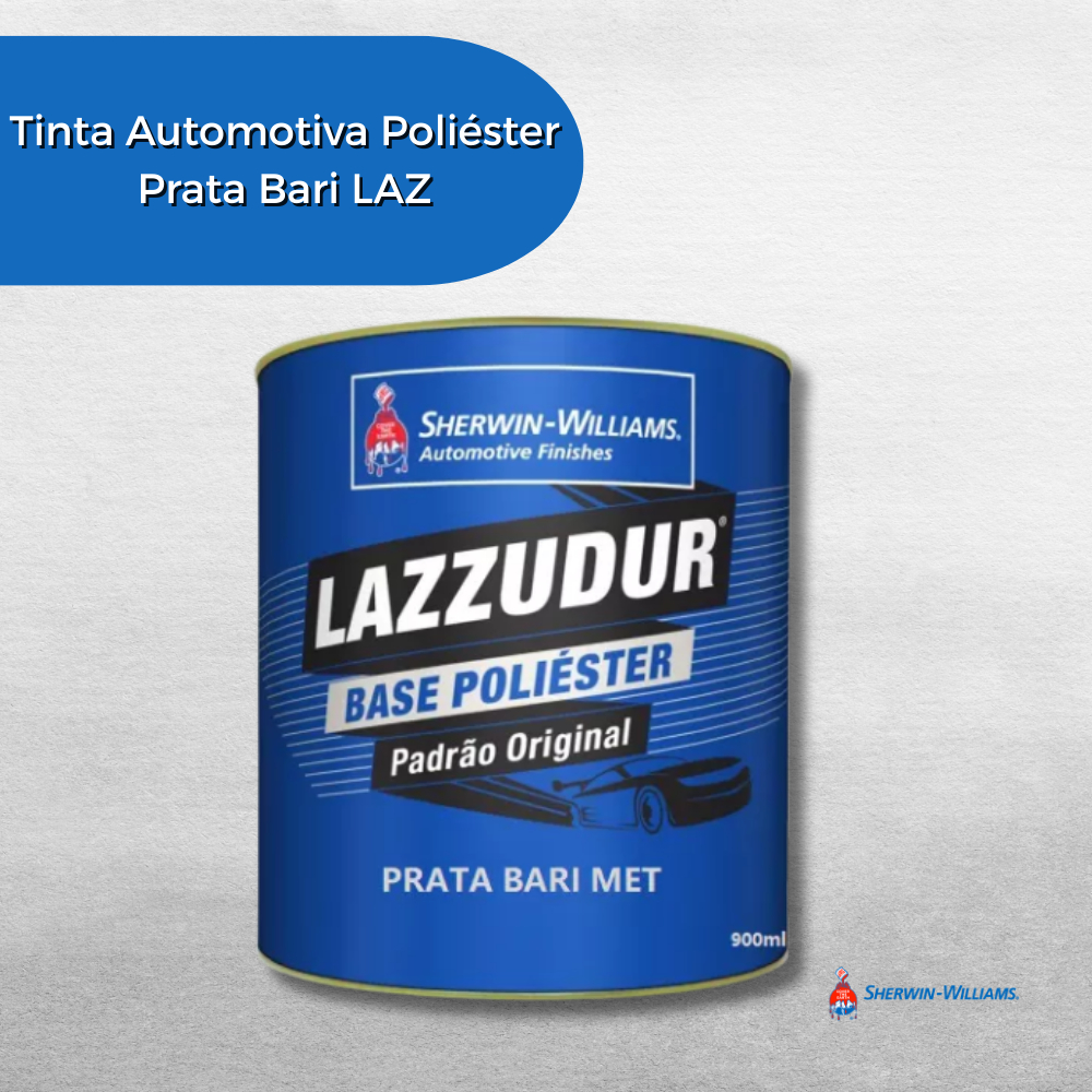 TINTA POLIÉSTER PRATA BARI FIAT 900ML LAZZUDUR em Oferta na Shopee