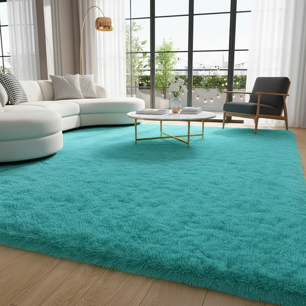 Tapete Peludo, Felpudo De Sala Ou Quarto Luxo  2,00 X 1,50 PROMOÇÃO S