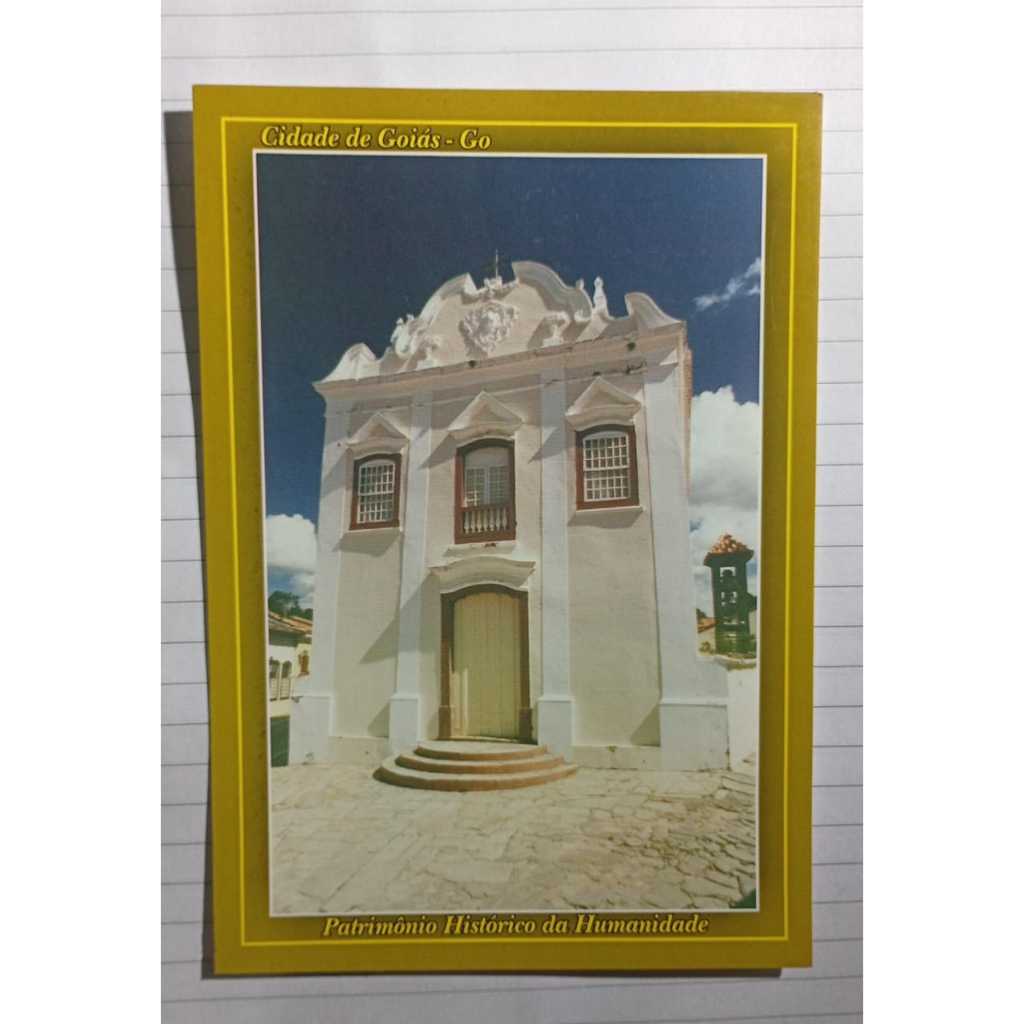 Cartão Postal – Cidade de Goiás (GO) – Igreja de Nossa Senhora da Boa Morte (1779)