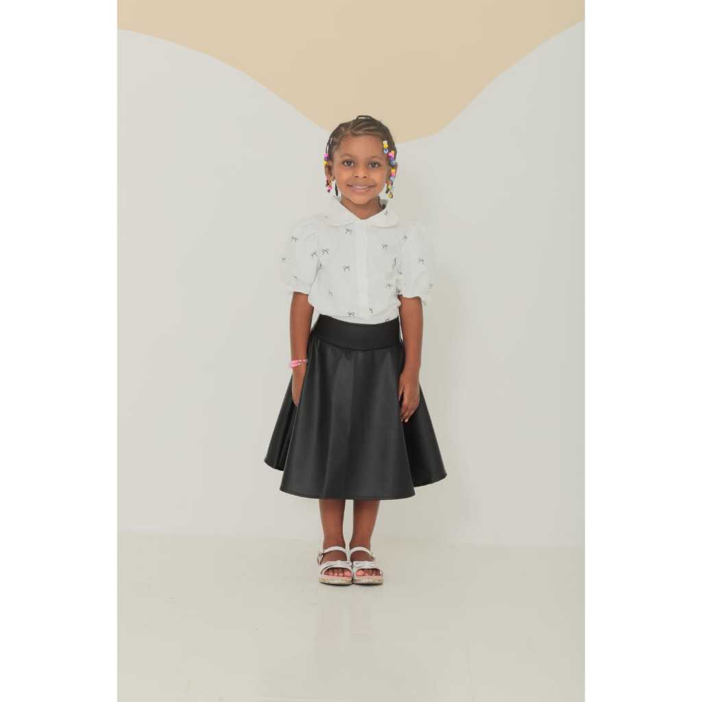 SAIA MID COURO SINTETICO INFANTIL E JUVENIL, IGREJA ,MENINA