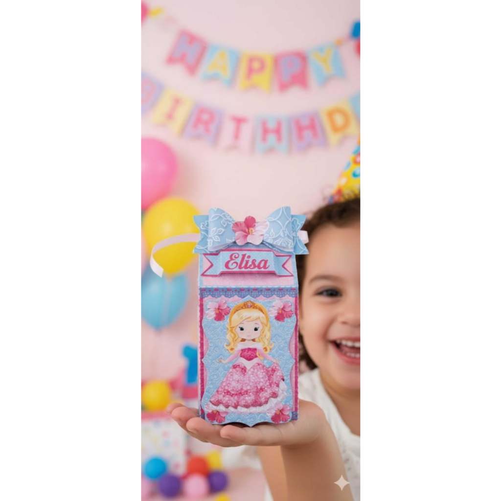 90  Lembrancinhas Princesas Aniversário caixinhas  festa infantil