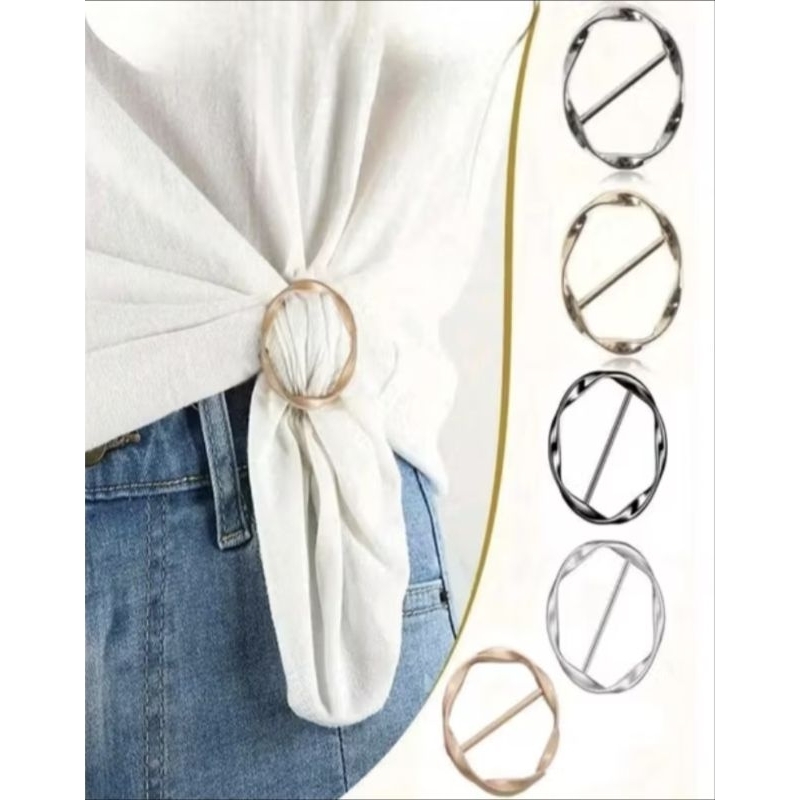 Fivelas Para Lenço Blusas Camisas Vestidos Fechos De Roupa Apertador De Cintura em Oferta na Shopee