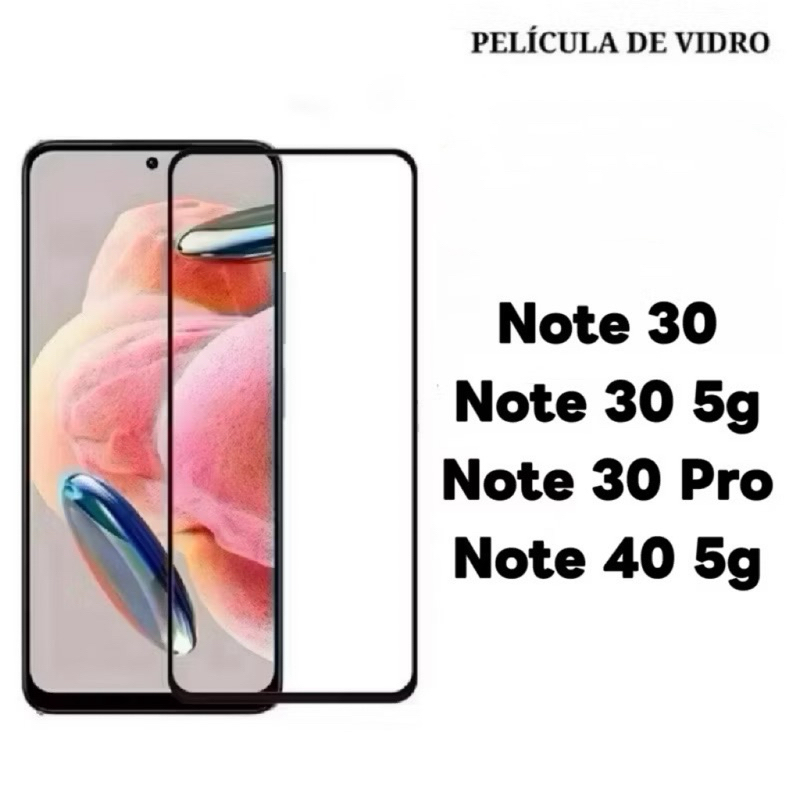 Kit 3Pçs /5Pçs Película De Vidro Temperado 3D Para Infinix Note 30 40 Pro 5g